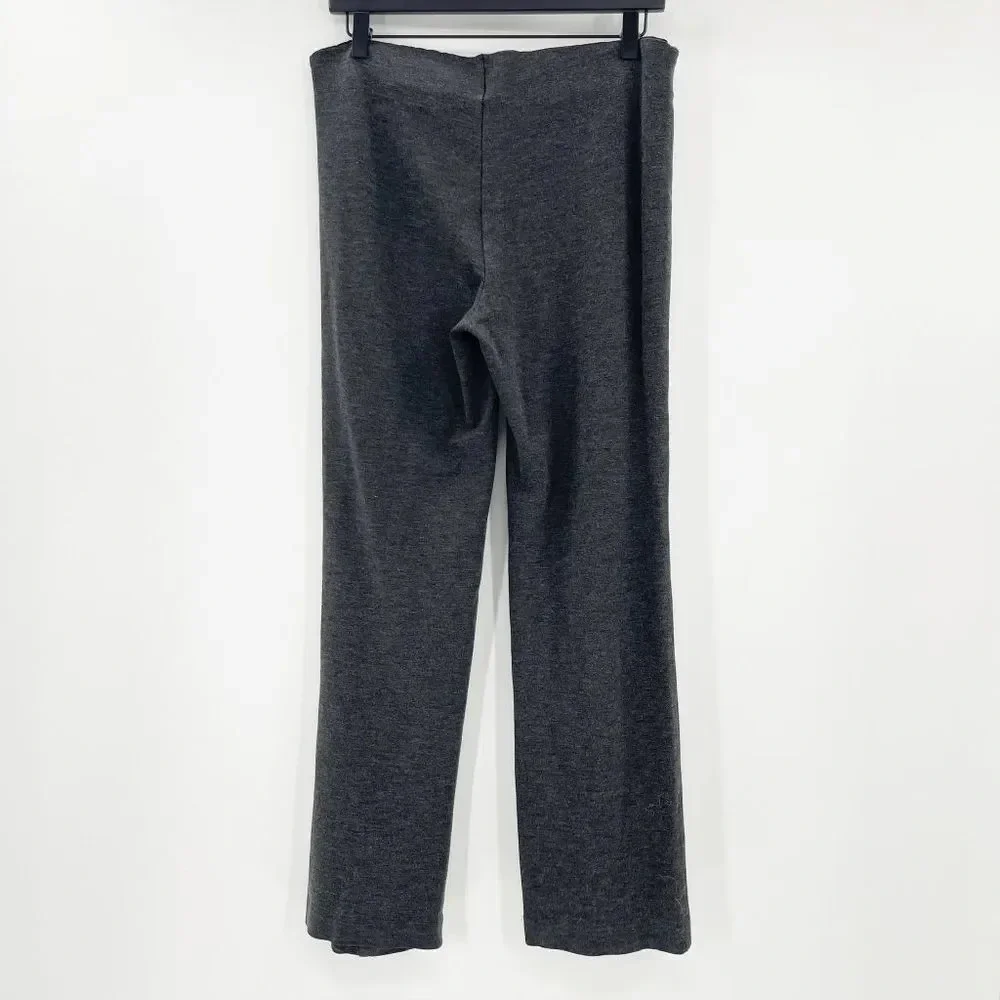 Gloria Vanderbildt‎ Pleated Leggings Women's Size 8 Gray Wide Leg Casual